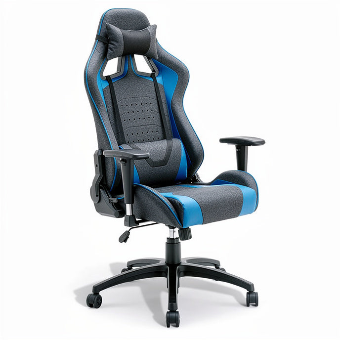 **Ergonomische Gamingstoel met Verstelbare Armleuningen en Rugleuning**